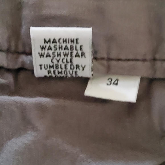 Save Khaki Men's 100% Cotton Twill Lightweight Trousers Pants Size 34 Grey New - Picture 9 of 9